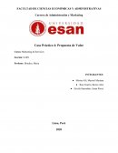 Caso Práctico 4: Propuesta de Valor Curso: Marketing de Servicios