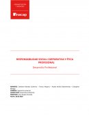 RESPONSABILIDAD SOCIAL CORPORATIVA Y ÉTICA PROFESIONAL