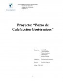 Proyecto: “Pozos de Calefacción Geotérmicos”