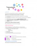 Transcripción del ADN