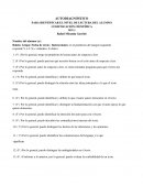 AUTODIAGNÓSTICO PARA IDENTIFICAR EL NIVEL DE LECTURA DEL ALUMNO