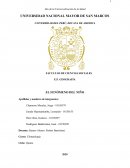 EL FENÓMENO DEL NIÑO