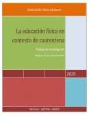 La educación física en contexto de cuarentena