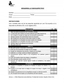 DESARROLLO SOCIOAFECTIVO