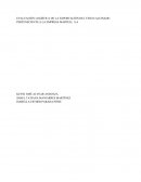 EVALUACIÓN LOGÍSTICA DE LA EXPORTACIÓN DEL YESO CALCINADO PERTENECIENTE A LA EMPRESA MARTELL S.A