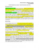 CASO Licitación de un contrato