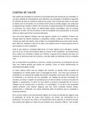 CADENA DE VALOR Y LAS VENTAJAS COMPETITIVAS