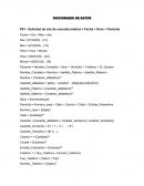 Diccionario de Datos Sistema Clinica