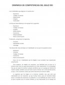 DINÁMICA DE COMPETENCIAS DEL SIGLO XXI