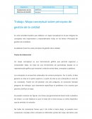 Mapa conceptual sobre principios de gestión de la calidad