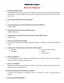 Medicina legal. Banco de Preguntas