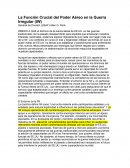 FUNCION CRUCIAL DEL PODER AEREO