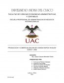 PRODUCCION Y COMERCIALIZACION DE COMIDA RAPIDA “KHAJÚN” CUSCO - 2020