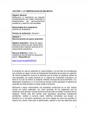 LA TEMPORALIDAD EN MIS METAS