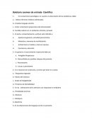 Balotario examen de entrada- Científica