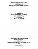 Actividad Propiedad de los materiales