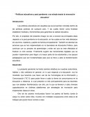 Políticas educativas y post pandemia: una mirada desde la renovación educativa