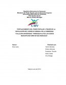 Fortalecimiento del poder popular a través de la instalación del consejo comunal