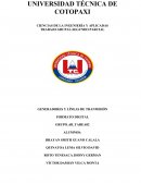 GENERADORES Y LÍNEAS DE TRANMISIÓN