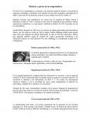 Historia y partes de la computadora