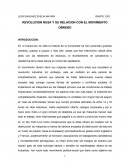 REVOLUCION RUSA Y SU RELACION CON EL MOVIMIENTO OBRERO