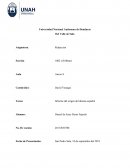 Informe del origen del idioma español