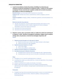 Preguntas Marketing. Página 1