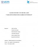 CASO DE ESTUDIO Y ESTADO DEL ARTE “VARIACIÓN DE PRECIO DEL BARRIL DE PETROLEO”