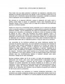 ENSAYO DEL CATACLISMO DE DEMOCLES