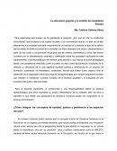 La educación popular y sentido de ciudadanía