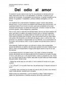 FILOSOFIA Del odio al amor