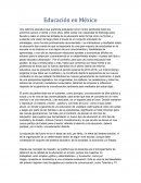 La Educación en México