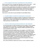 El papel de la ética frente a los problemas de la vida comunitaria