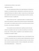 La Administración de en México y Latino America