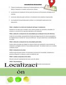 Localizacion de instalaciones