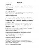 IMPUESTOS INVESTIGACION