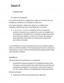 ¿Qué es la ciudadanía?