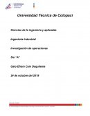 Aplicaciones de la programación lineal