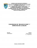 BELEM DO PARA Y DERECHOS DE LA MUJER