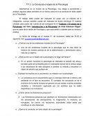 La conducta de la psicologia