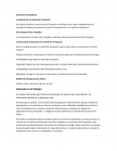 Seleccion de ruta de transporte