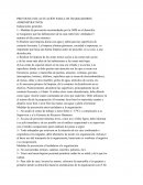 PROTOCOLO DE ACTUACIÓN PARA LOS TRABAJADORES