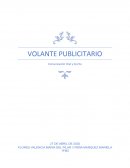 VOLANTE PUBLICITARIO Comunicación Oral y Escrita