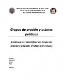 Identificar un Grupo de presión y analizar (Fridays For Future)