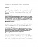 INVESTIGA QUE HABILIDADES DEBE TENER UN ADMINISTRADOR