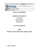 Diseño de un enlace de fibra optica