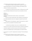 Evaluacion del proceso