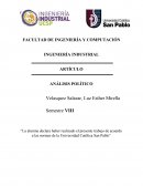 Artículo de política