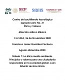 La ética medio ambiente. Principios y valores para una ciudadanía responsable en la sociedad global