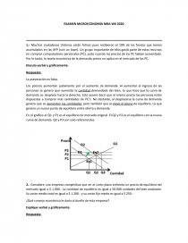 EXAMEN MICROECONOMÍA MBA WK 2020. Página 1